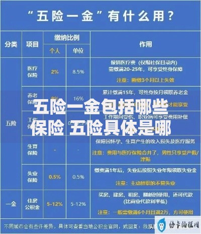 五险一金包括哪些保险 五险具体是哪五种保险