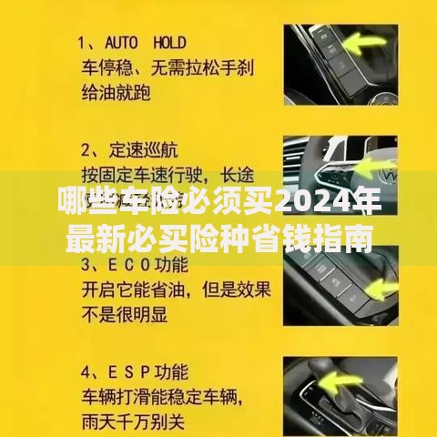 哪些车险必须买2024年最新必买险种省钱指南