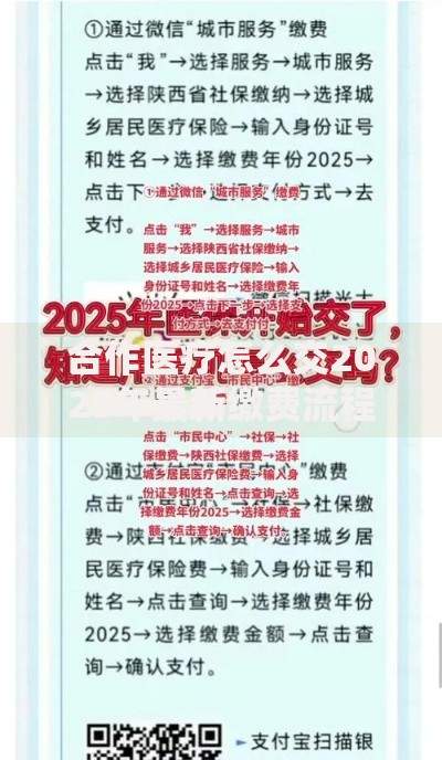 合作医疗怎么交2025年最新缴费流程详解