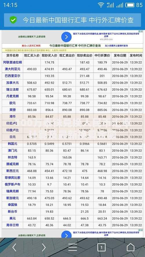 100万泰铢兑换人民币汇率计算及最新换算金额