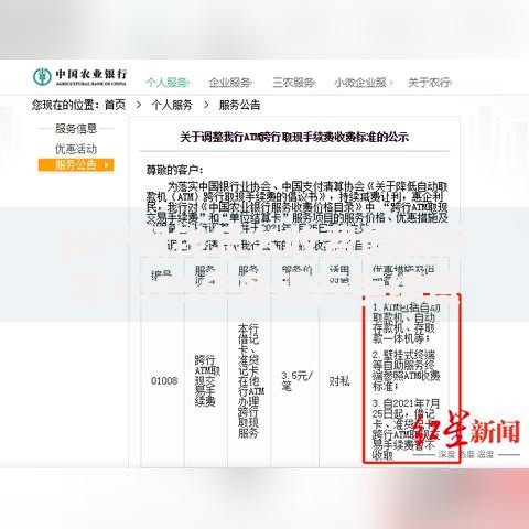 跨行取钱怎么收费最新标准2025年各银行手续费对比