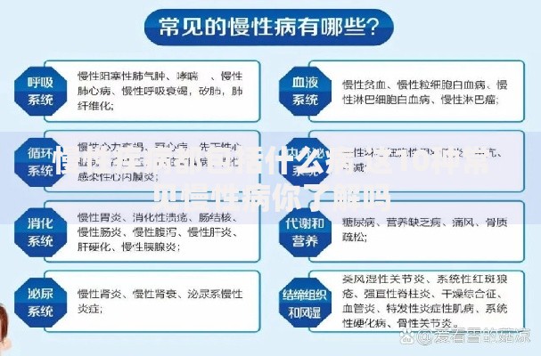 慢性疾病都包括什么病 这10种常见慢性病你了解吗