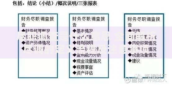 尽职调查是什么意思 全面解析尽调的定义流程及注意事项
