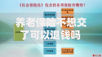 养老保险不想交了可以退钱吗 城乡居民养老保险退保条件及流程