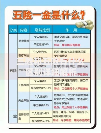 三险和五险有什么区别详细解析