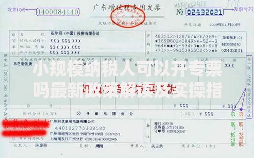 小规模纳税人可以开专票吗最新政策解读及实操指南
