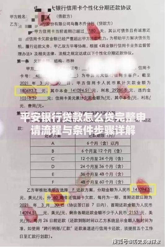 平安银行贷款怎么贷完整申请流程与条件步骤详解