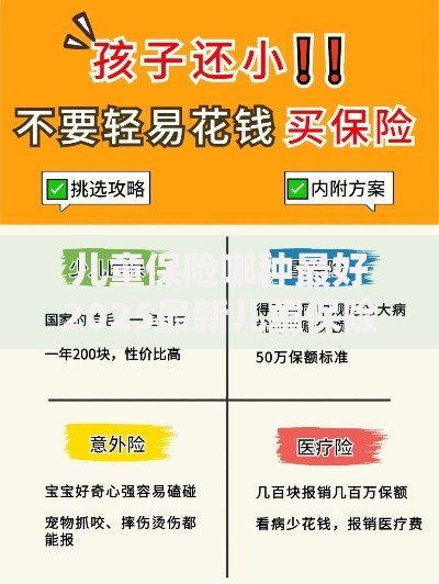 儿童保险哪种最好2025最新儿童保险购买指南