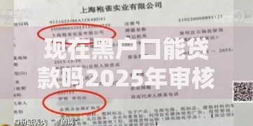 现在黑户口能贷款吗2025年审核快的可供挑选的数量很多！本文精心过滤这5个黑户借款平台！