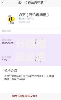 分期借款必通过的口子10月17日难以想象！本篇叙述这5个下款最快额度大的网贷平台