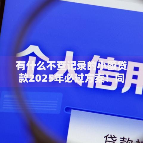 有什么不查记录的小额贷款2025年必过方案！同时筛选这五个小额网贷不查记录口子