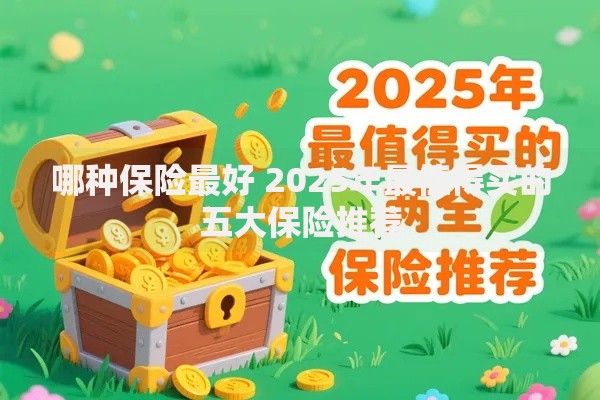 哪种保险最好 2025年最值得买的五大保险推荐