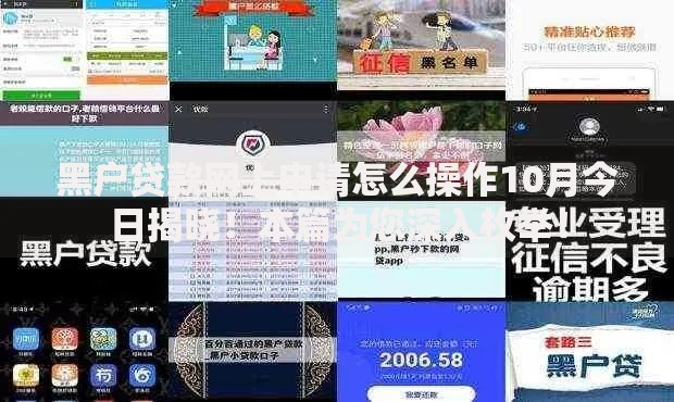 黑户贷款网上申请怎么操作10月今日揭晓！本篇为您深入枚举！