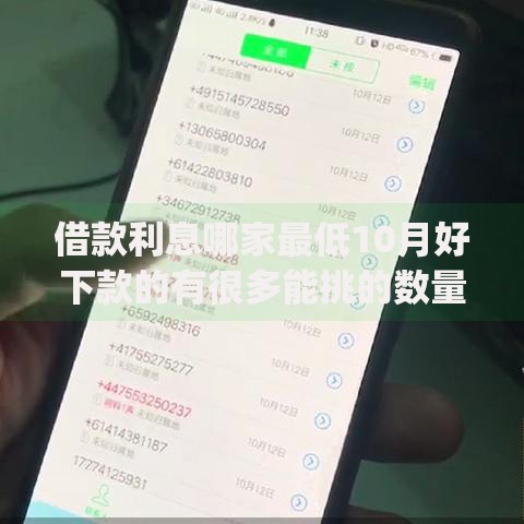 借款利息哪家最低10月好下款的有很多能挑的数量！本篇为您全面验证这五个网贷app！