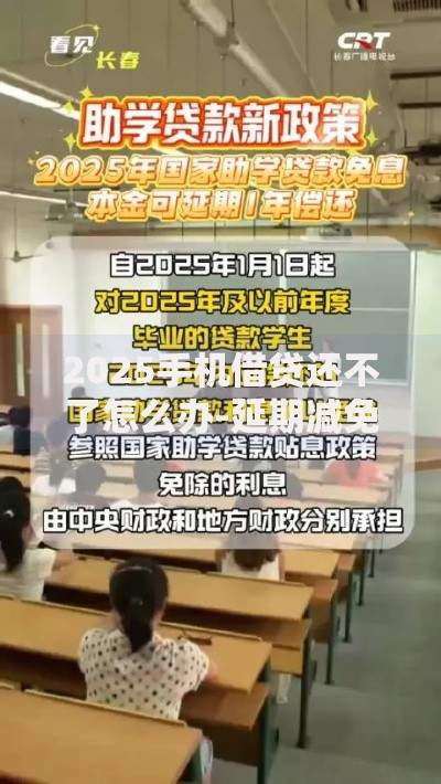 2025手机借贷还不了怎么办-延期减免政策及分步指南