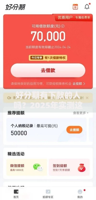 好分期有下款的人吗？2025年实测这5个最新热门平台！