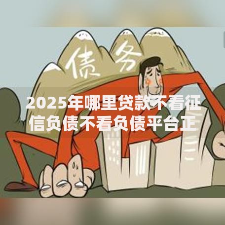 2025年哪里贷款不看征信负债不看负债平台正规最新无门槛