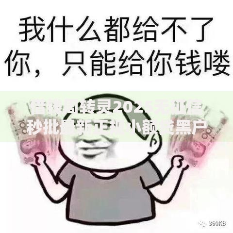 借钱周转灵2025无征信秒批最新正规小额贷黑户可申请