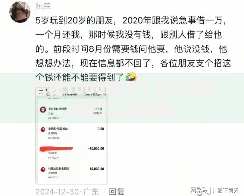 借钱1000够不?2025年热门口子推荐 借钱1000够不?2025年热门口子推荐