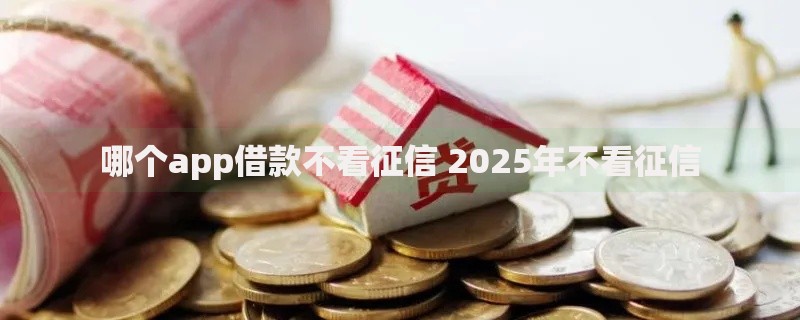 哪个app借款不看征信 2025年不看征信 哪个app借款不看征信 2025年不看征信