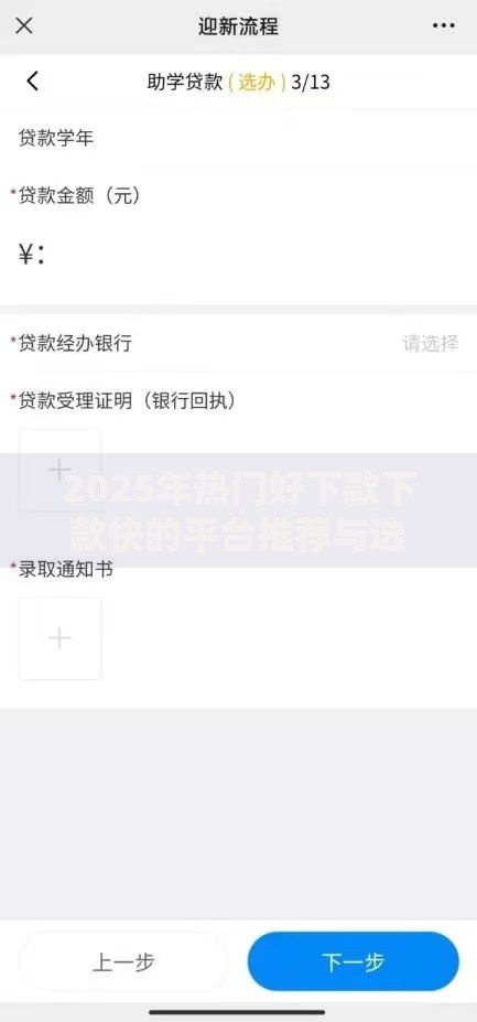 2025年热门好下款下款快的平台推荐与选择指南 2025年热门好下款下款快的平台推荐与选择指南