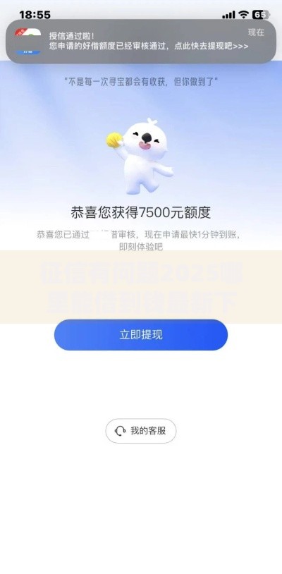 征信有问题2025哪里能借到钱最新下款渠道