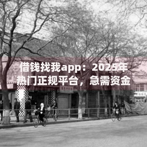 借钱找我app:2025年热门正规平台,急需资金快速下款 借钱找我app:2025年热门正规平台,急需资金快速下款