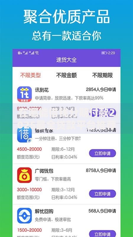 在哪能借钱分期付款2025最全贷款平台推荐及申请指南 在哪能借钱分期付款2025最全贷款平台推荐及申请指南