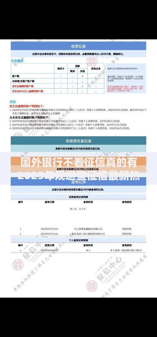 国外银行不看征信真的有2025年规避查征信最新热门 国外银行不看征信真的有2025年规避查征信最新热门