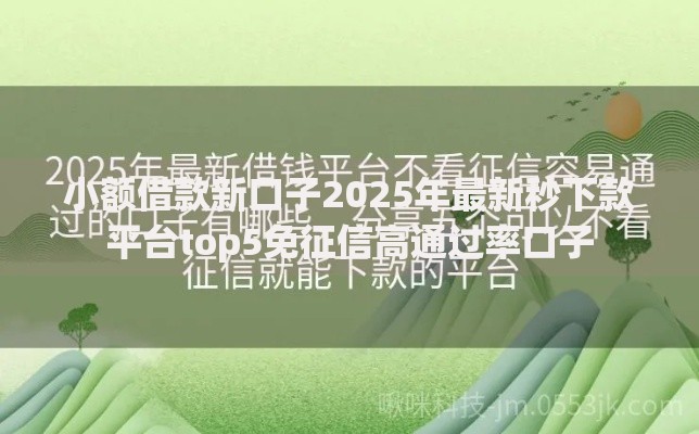 小额借款新口子2025年最新秒下款平台top5免征信高通过率口子 小额借款新口子2025年最新秒下款平台top5免征信高通过率口子