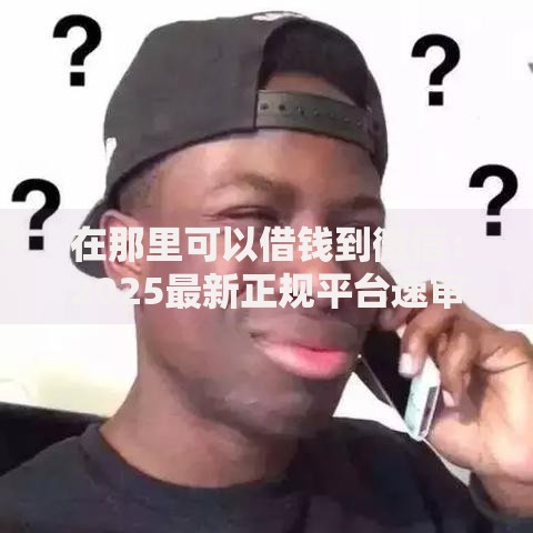 在那里可以借钱到微信：2025最新正规平台速审