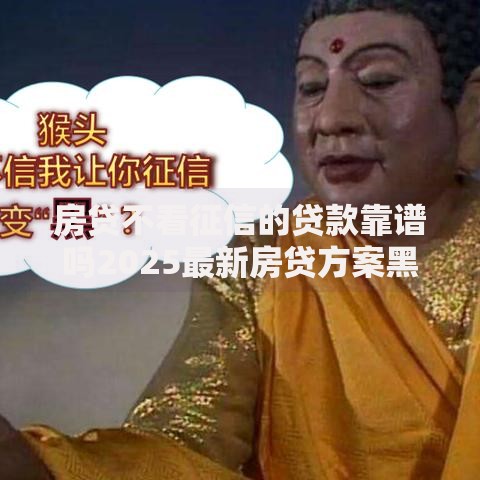 房贷不看征信的贷款靠谱吗2025最新房贷方案黑户也可申请
