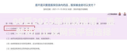 00后2025年借款指南：最新热门正规网贷平台选择与安全渠道推荐