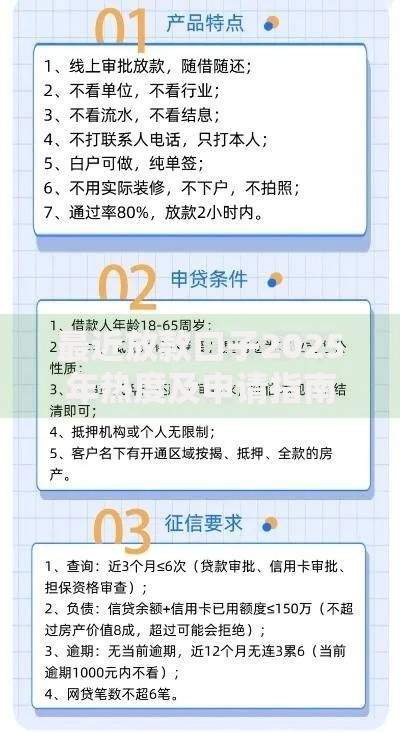最近放款口子2025年热度及申请指南