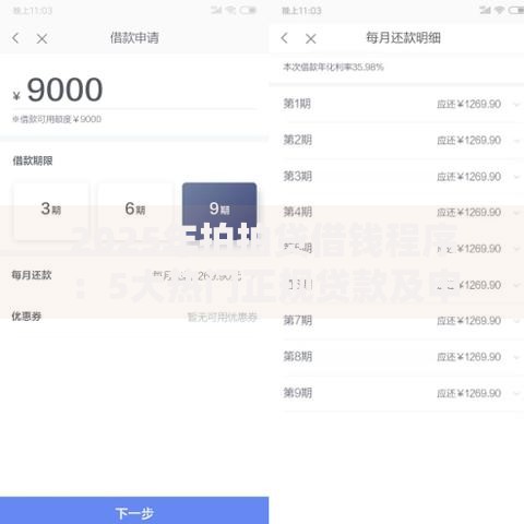 2025年拍拍贷借钱程序：5大热门正规贷款及申请技巧