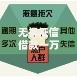 无视征信借款一万怎么办2025最新秒到账无视黑户贷款平台推荐