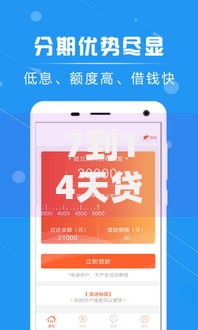 7到14天贷款2025最新消息：极速审核低息贷款7天内快速放款