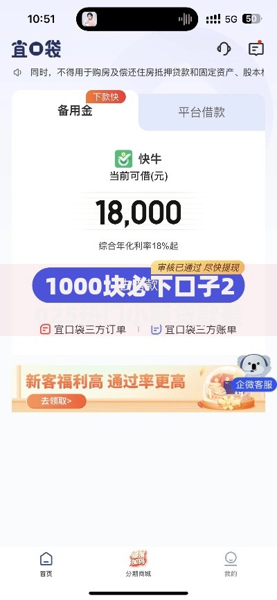1000块必下口子2025热门小额贷款最新速批渠道