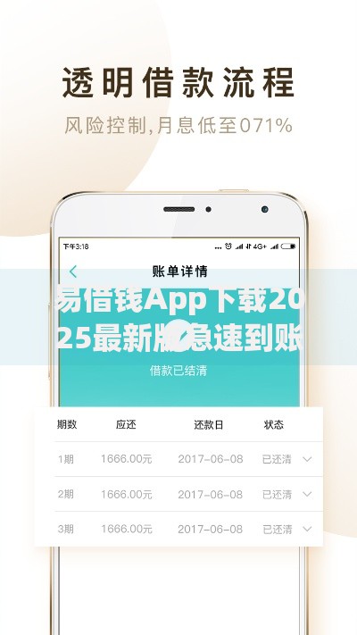 易借钱App下载2025最新版急速到账正规平台低息借款指南