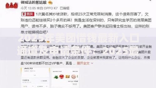 2025年美团借钱最新入口通道及申请条件：2025最新借款攻略