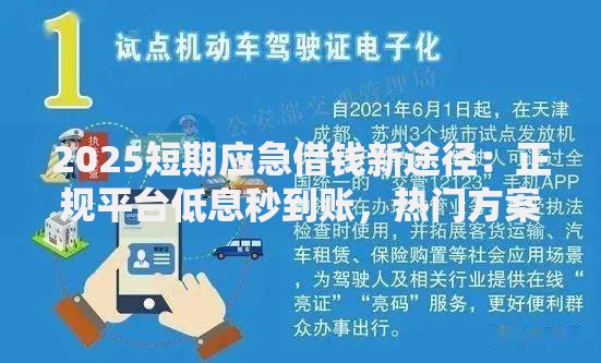 2025短期应急借钱新途径:正规平台低息秒到账,热门方案大比拼 2025短期应急借钱新途径:正规平台低息秒到账,热门方案大比拼