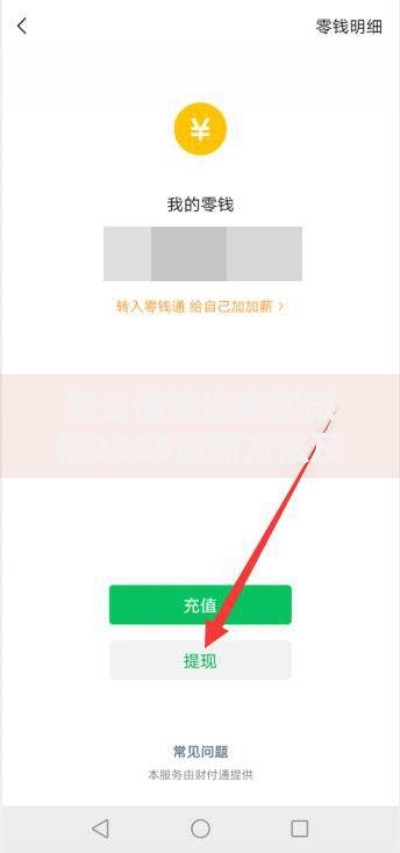 怎么借钱出来到微信2025最新方法及微信提现攻略指南 怎么借钱出来到微信2025最新方法及微信提现攻略指南