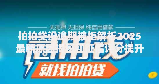 拍拍贷没逾期被拒解析2025最新原因揭秘和征信评分提升方法