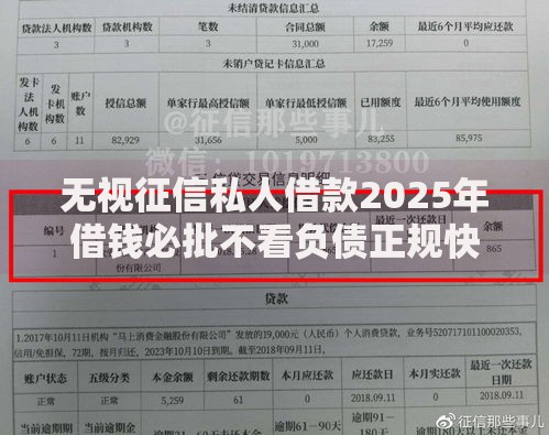 无视征信私人借款2025年借钱必批不看负债正规快速到账 无视征信私人借款2025年借钱必批不看负债正规快速到账