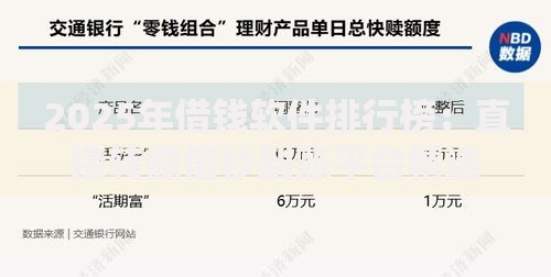 2025年借钱软件排行榜:直接转微信秒到账平台精选 2025年借钱软件排行榜:直接转微信秒到账平台精选