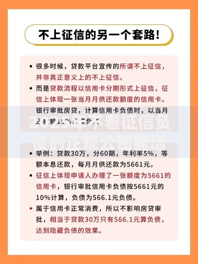 2025年不看征信负债的正规公司靠谱渠道最新推荐