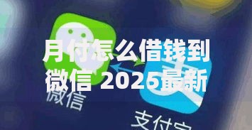 月付怎么借钱到微信 2025最新免手续费借钱平台秒到账