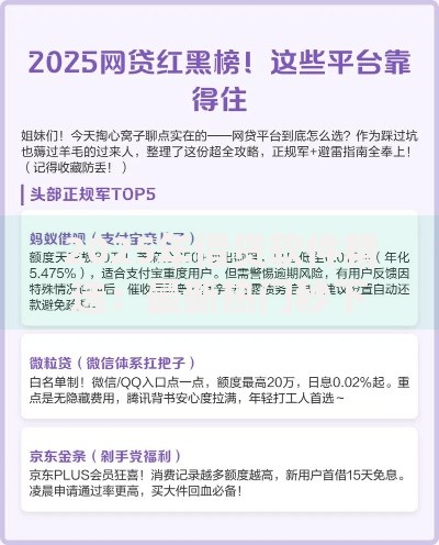 2025年借贷软件精选：最新热门秒下款平台排名