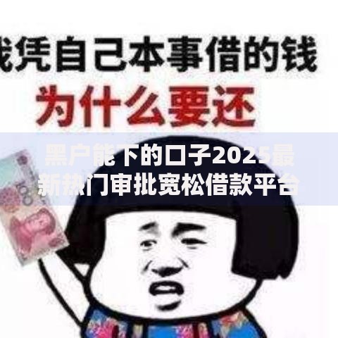 黑户能下的口子2025最新热门审批宽松借款平台