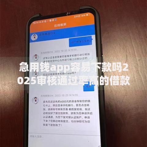 急用钱app容易下款吗2025审核通过率高的借款平台推荐